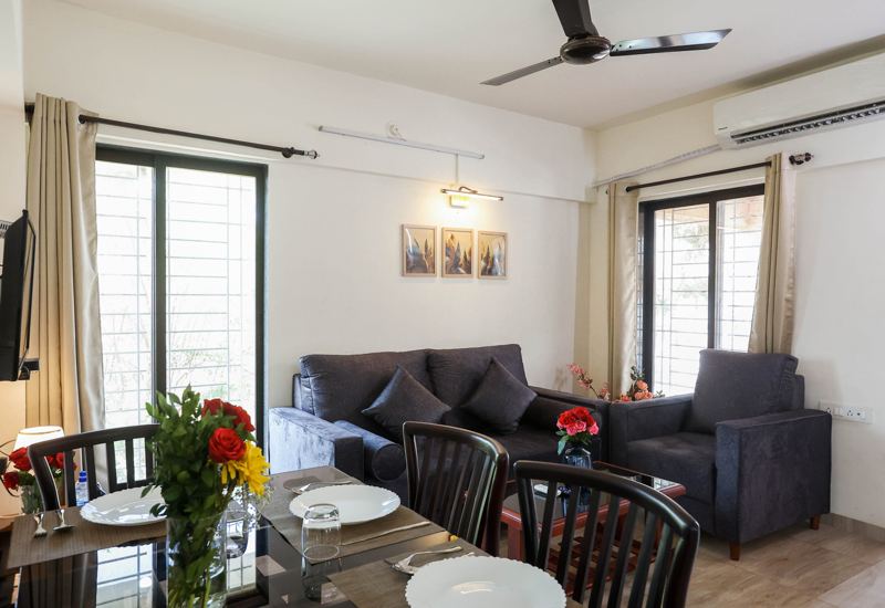 Homely living and dining room